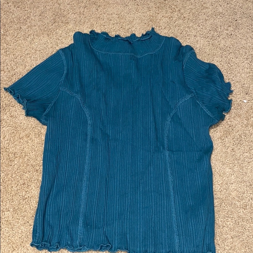 Teal dress shirt